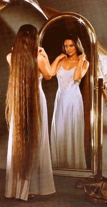 i think women over 45 with real long hair look silly buy dye