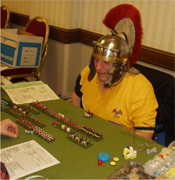 Game Player in his lucky hat