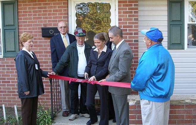 the ribbon cutting